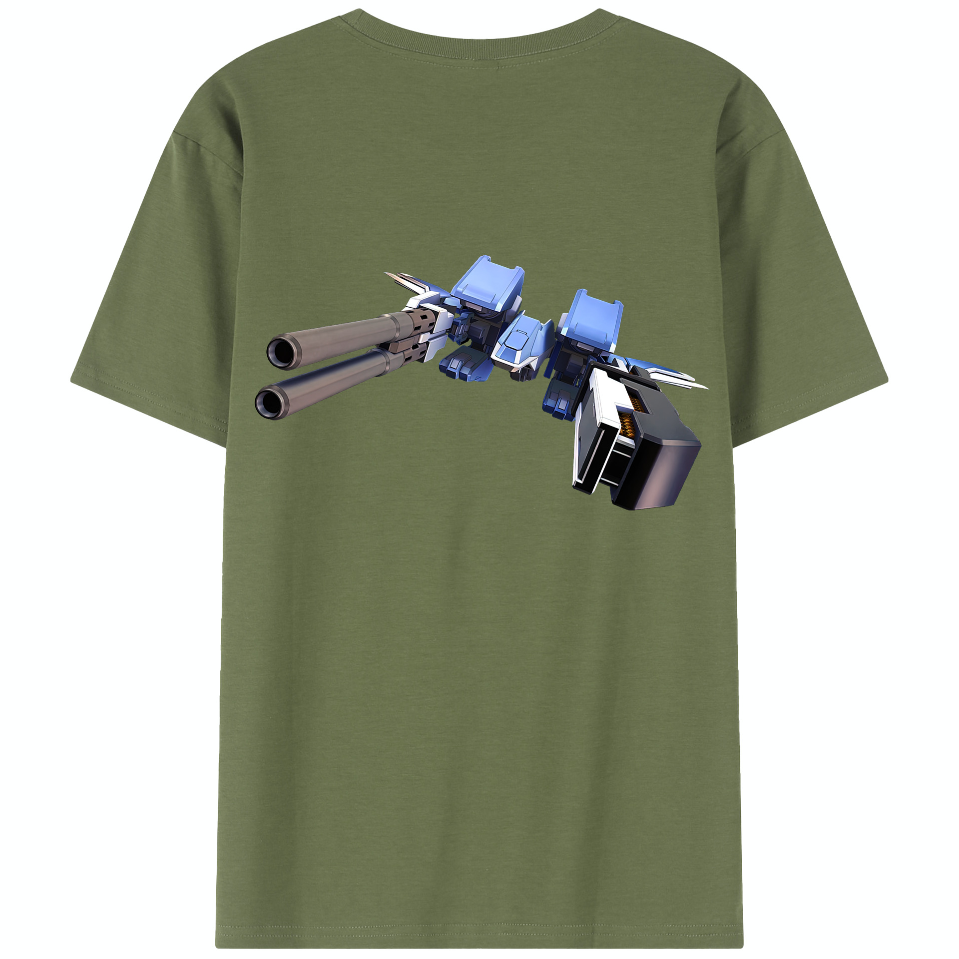（画像用） 機動戦士ガンダム Mobile Suit Gundam 綿100％半袖Tシャツ（背面プリント）